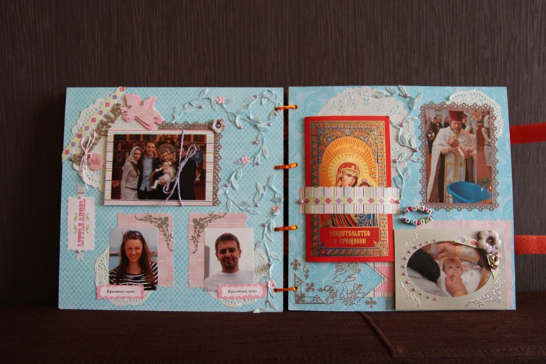 Альбом для дочки про первый год