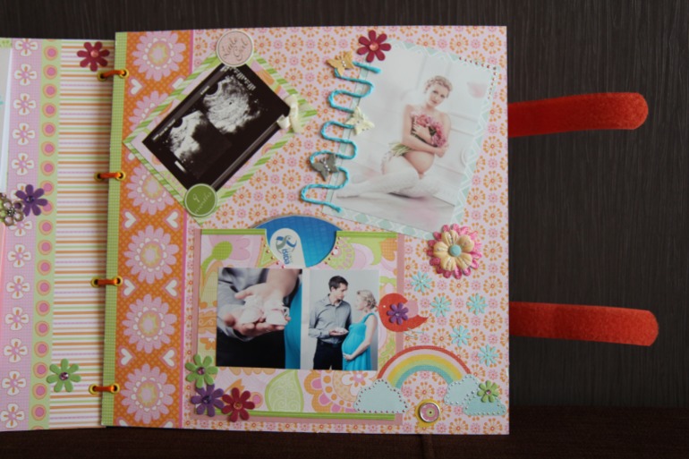 Альбом для дочки про первый год