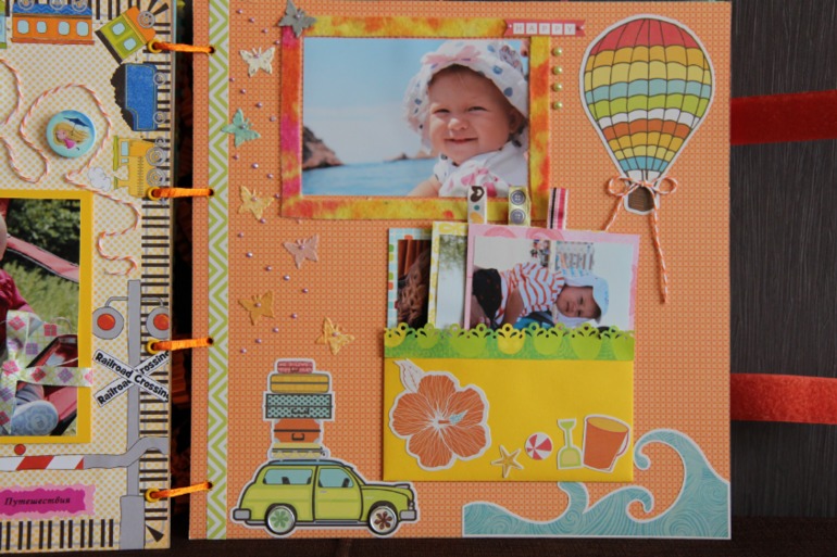 Альбом для дочки про первый год