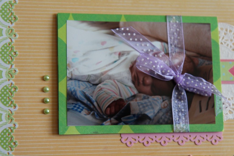 Альбом для дочки про первый год