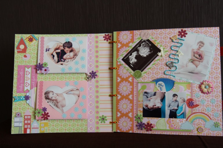 Альбом для дочки про первый год