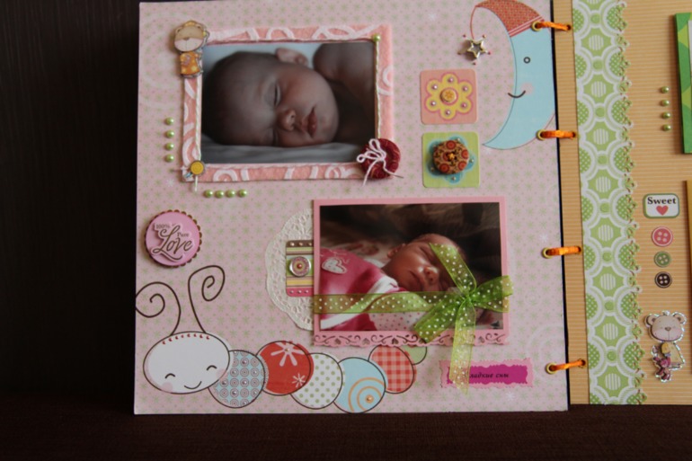 Альбом для дочки про первый год