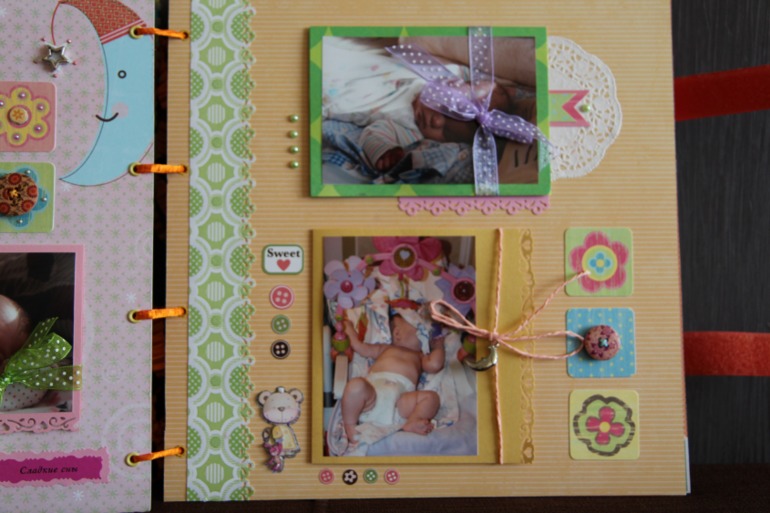Альбом для дочки про первый год