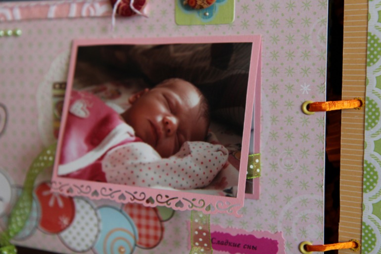 Альбом для дочки про первый год