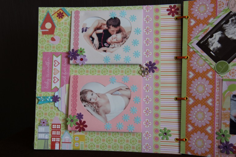 Альбом для дочки про первый год