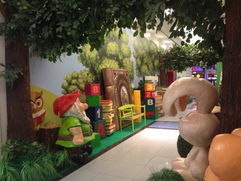 Съёмка в сказочном уголке в ТЦ