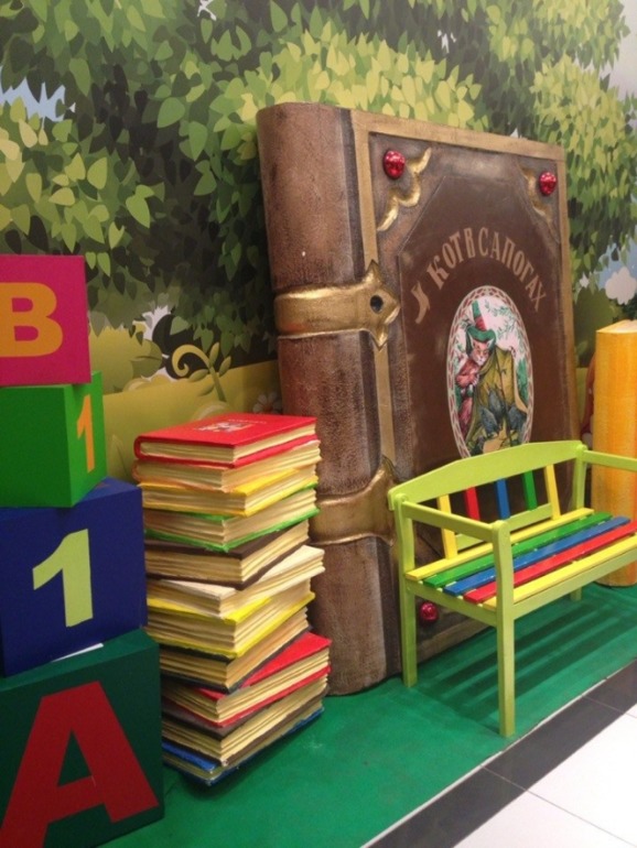 Съёмка в сказочном уголке в ТЦ