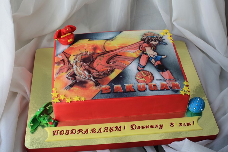 Торт Бакуган.