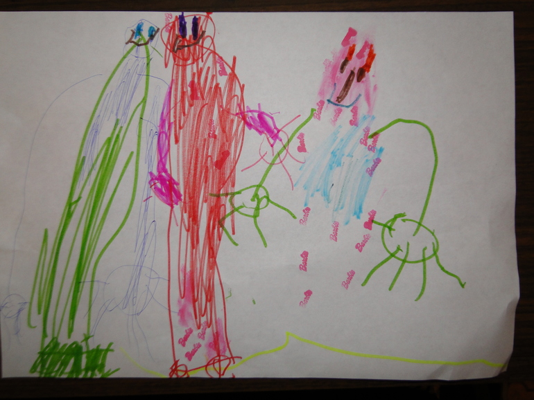 рисует, 3,6