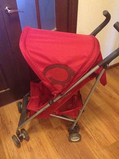 Коляска-трость Cybex Ruby темно- красная, 3000 руб