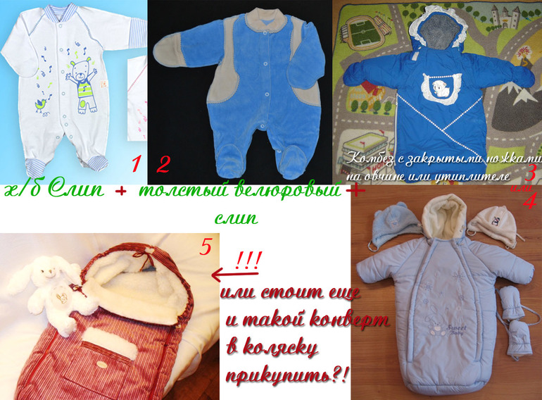 Как одеть малыша(0-4мес) холодной зимой?!