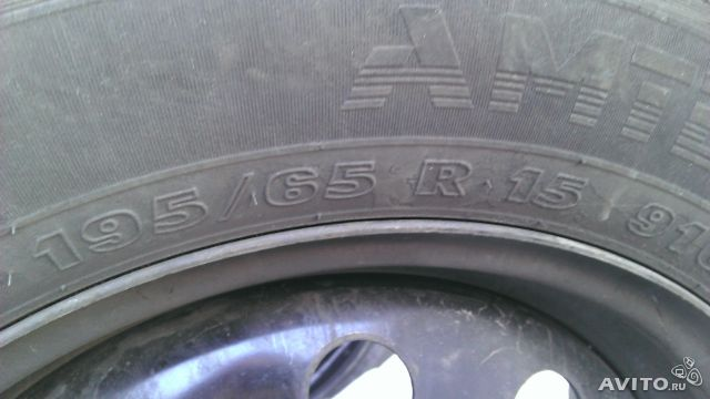 Зимние шины Amtel NordMaster 195/65 R15 + диски (штамповка)