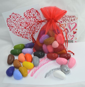Мелки-камушки восковые Crayon Rocks (Крайон Рокс), мелки-карандаши восковые , блоки Stoсkmar