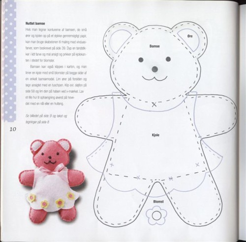 выкройки из фетра