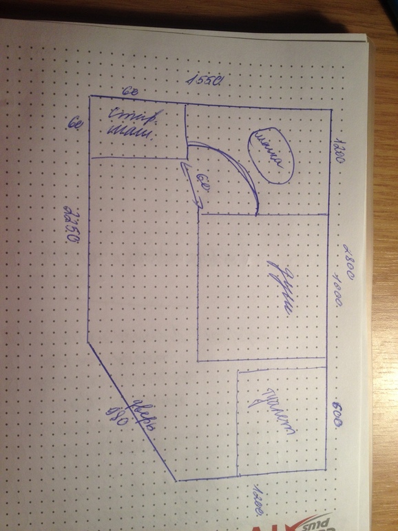 планировка ванной