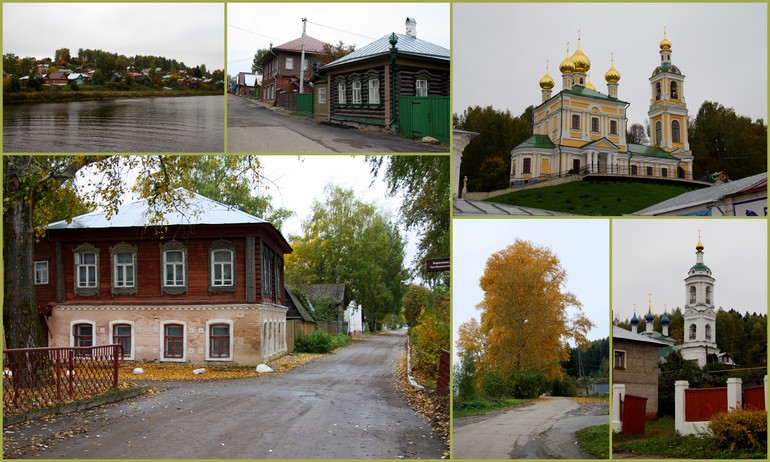 Осенний город Плес....