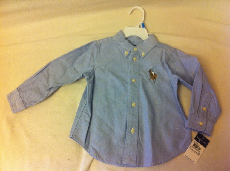 Рубашка Ralph Lauren-24 мес.,     Майорал, Steiff,Ferre, Galliano,Ferrari -проданы,  Мск