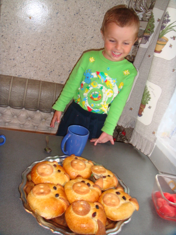 Пирожки для детей (фигурные)