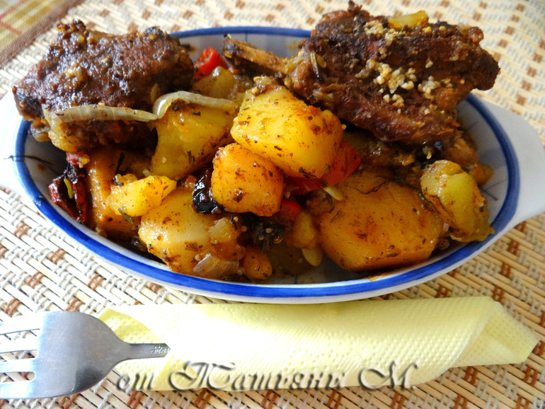 Жаркое сливочное по-царски с говядиной и овощами...)))