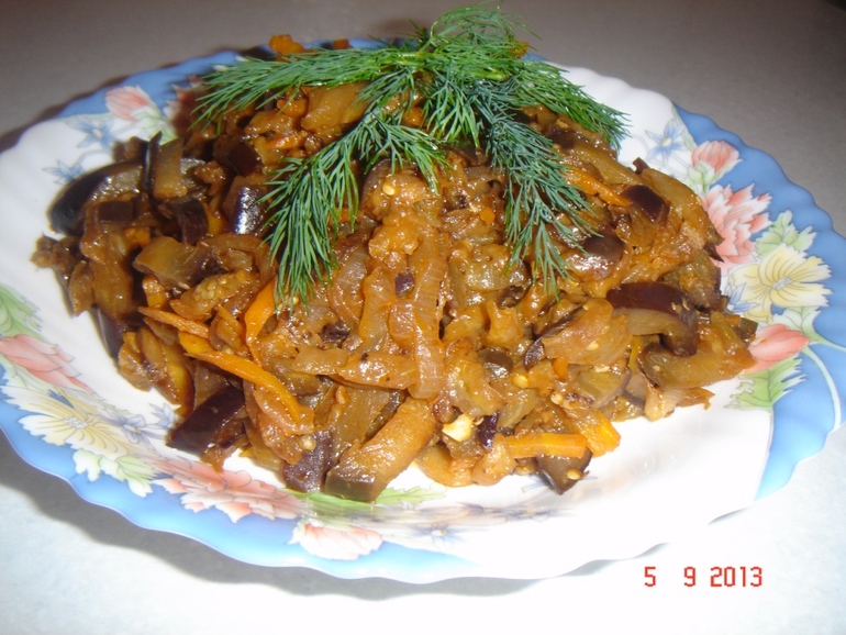 Мои любимые блюда из баклажан