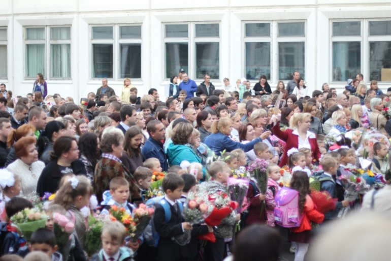 первый раз в первый класс