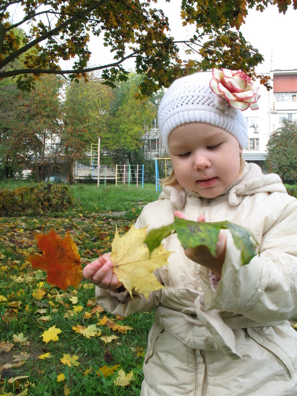 Мы с Алисонькой гуляли.