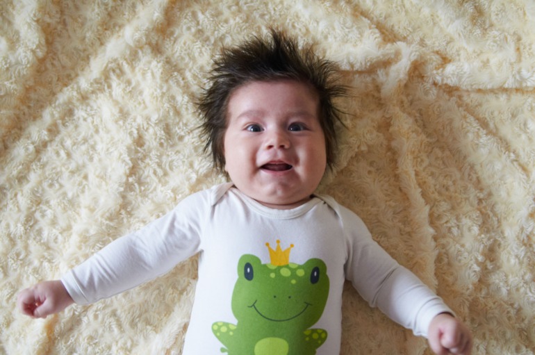 C рождения до полугода) как Сережка изменился)