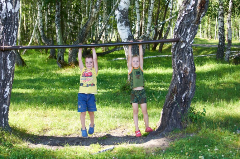 Отдых в деревне.