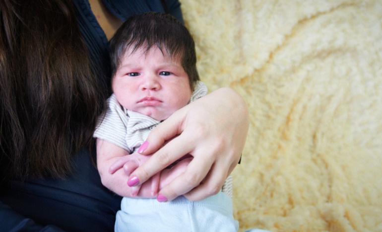 C рождения до полугода) как Сережка изменился)