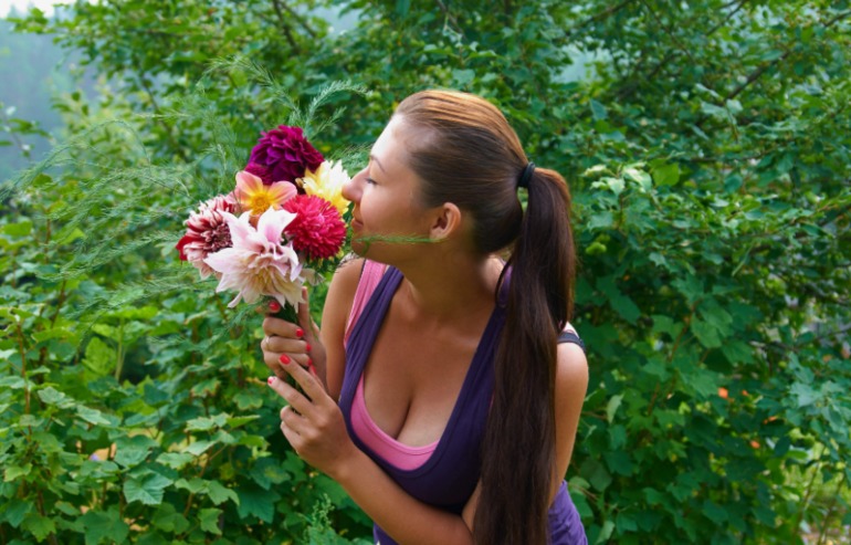 Отдых в деревне.