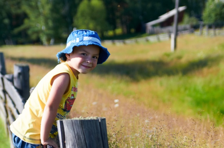 Отдых в деревне.