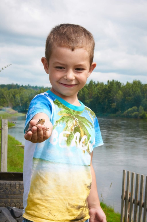 Отдых в деревне.