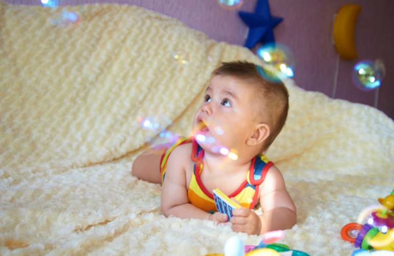 C рождения до полугода) как Сережка изменился)