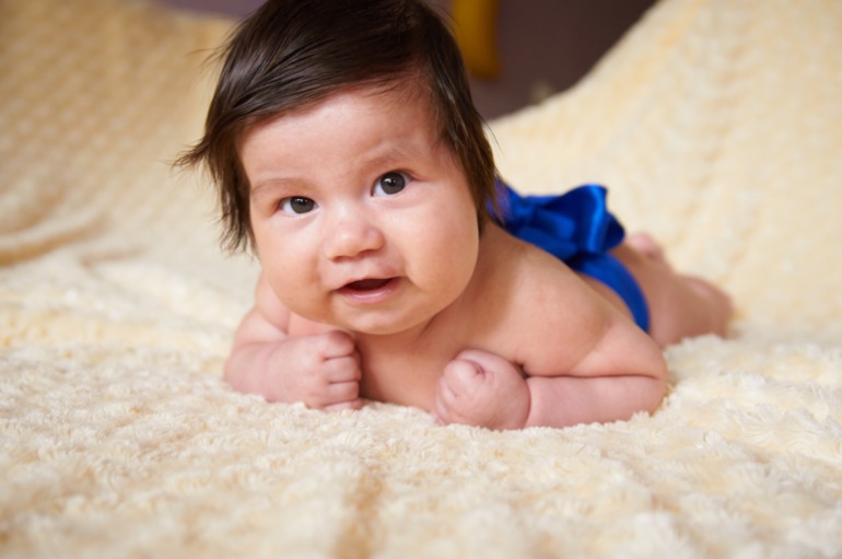 C рождения до полугода) как Сережка изменился)