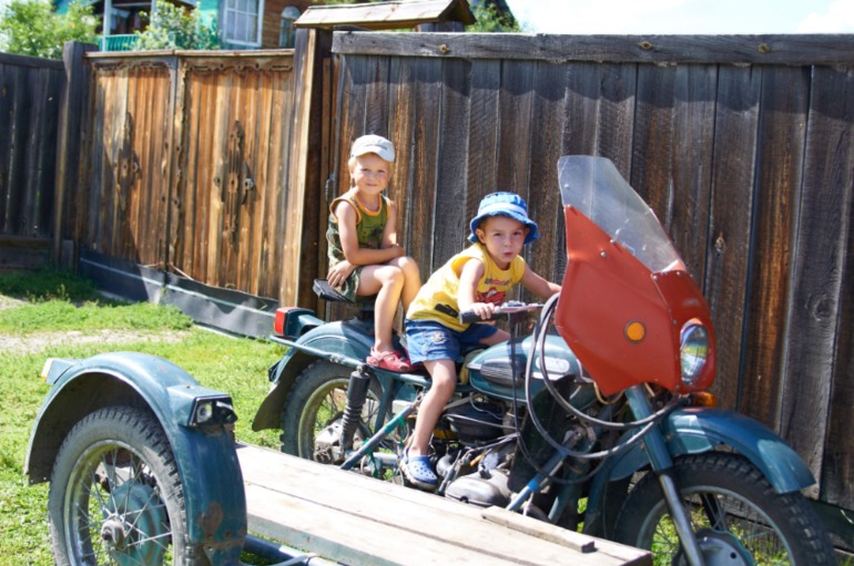 Отдых в деревне.