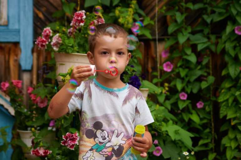 Отдых в деревне.