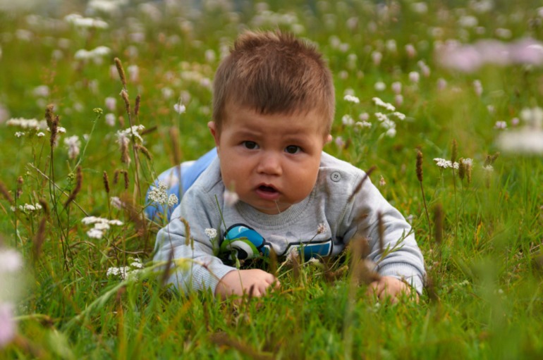 C рождения до полугода) как Сережка изменился)