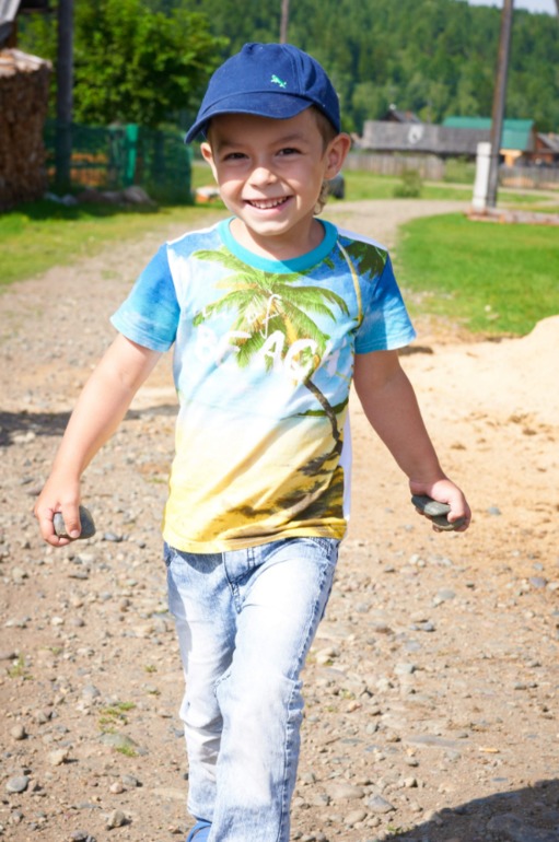 Отдых в деревне.