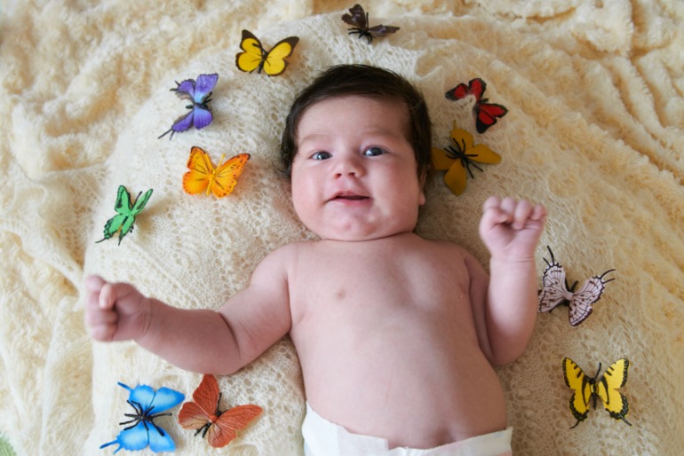 C рождения до полугода) как Сережка изменился)