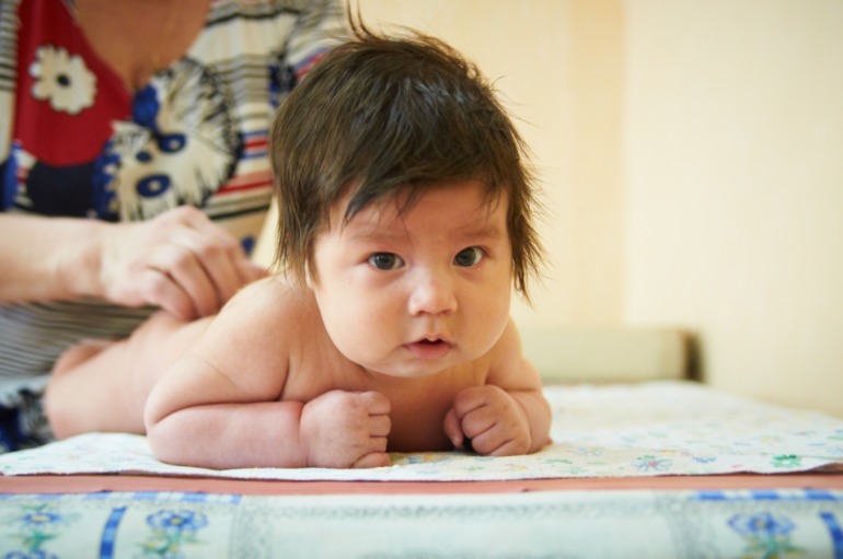 C рождения до полугода) как Сережка изменился)