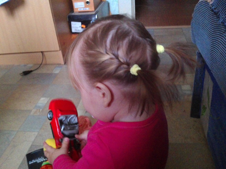 Первые косички