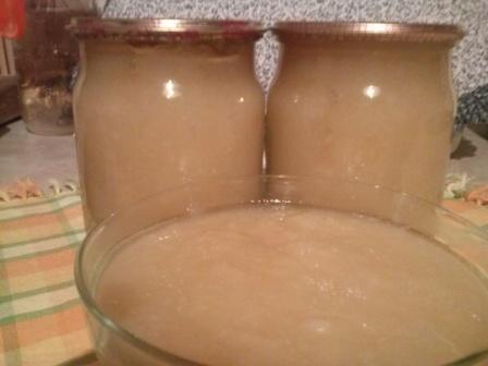 Рецепт яблочного пюре - консервация