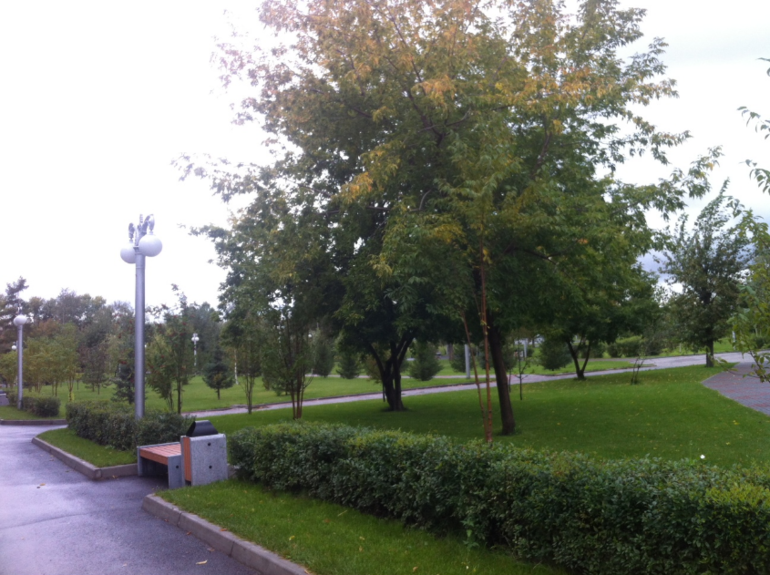 кусочек от школы до ДК 1 мая Ленинского района)))