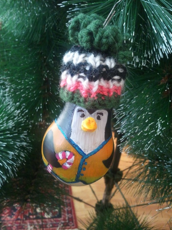 Елочные игрушки из лампочек