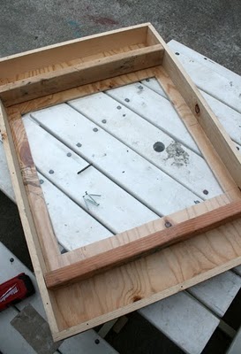 как сделать ящик для сенд-арта