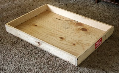 как сделать ящик для сенд-арта