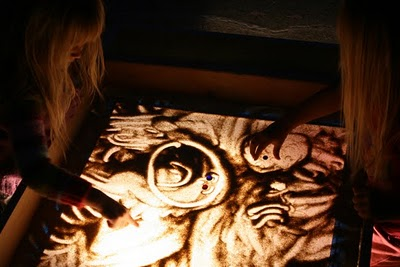 как сделать ящик для сенд-арта