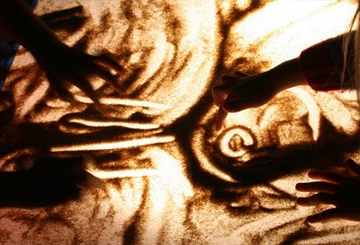 как сделать ящик для сенд-арта