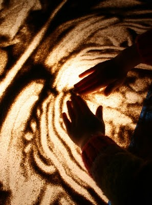 как сделать ящик для сенд-арта