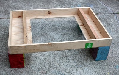 как сделать ящик для сенд-арта